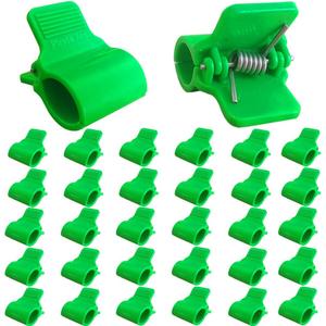 Greenhouse Clamps for 1/2 Inch PVC Pipe, Greenhouse Hoops,Support Frame, Grow Tunnel,Plant Support Garden Stakes.For Fixing Plant Cover, Garden Plastic Sheeting, Film Row Cover, Net.
