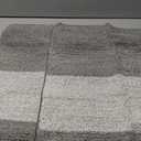 Kitinjoy Indoor Outdoor Door Mat, 32x20 Non-Slip Absorbent Dirt Trapper, Low-Profile Washable Inside Entrance Front Floor Mat, Sturdy Soft Entry Doormats for Entryway, Light Grey 2 Pack