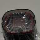 NTHREEAUTO Smoked LED Strobe Brake Tail Light Rear Taillight Compatible with Harley Dyna Road King Electra Glide Sportster Heritage Softail Fatboy Touring