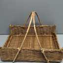 Creative Co-Op Decorative Handwoven Rattan Hanging Basket, Natural