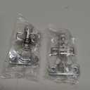 KONIGEEHRE 50 Pack Soft Close Cabinet Door Hinges for 1/2" Partial Overlay Cupboard, 100 Degree Opening Angel, Stainless Concealed Kitchen Cabinet Hinges with Mounting Screws and Manual