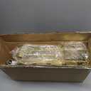 Shower Caddy Tension Pole - Gold Corner Shower Caddy Stainless Steel Bathroom Shower Organizer for Tub Tension Rod Corner Shower Shelves(22-114.2inch)