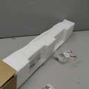 Curtain Track, Ceiling Curtain Track for Room Divider, Ceiling Mount Rail Set with Roller Hooks, White, 3ft - 6ft