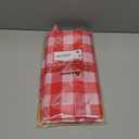 misaya 3 Packs Buffalo Disposable Table Cloth, 54 x 108 Inch Waterproof Plastic Tablecloth, Rectangle Red and White Checkered Table Covers for Picnic, Birthday, Party, Easter