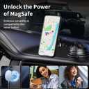 for Samsung Galaxy S25+ (Plus) Case Stand,Compatible with Magsafe Wireless Charging,with 360°Rotatable Magnetic Ring Holder Kickstand,Slim Protective Phone Cover,Matte Translucent,Black
