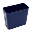 Rectangle Open Waste Can - Blue, size : 10 x 7 inch