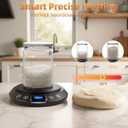 Sourdough Starter Warmer Set Precise 1F Thermostat (70-120F), 24H Timer, Smart Memory Warming On/Off - Fits Jars Up to 40oz, Sourdough Kit for Home Baking (Black)