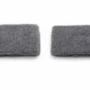 2 Pack Sweat Band, Sweat Bands Headbands for Men, Women, Sports, Tennis, Running, Gym, Workout (Gray)