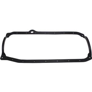 Black SBC Oil Pan Gasket Steel Core Fits for 86 - Up Late Chevy 305 350 383 400 Engine