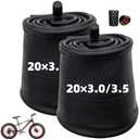 20x4.0 Fat Tubes 20x3.0/3.5 Fat Tire Tube 20x3.5/4.0 Bike Tube 20x4.0/4.5 Heavy Duty Tire Tubes for 20” Electric Bike Fat Beach Bike 1Pack 