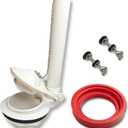 Toilet Flush Valve for American Standard Champion 4/Titan/Duravit, Includes Flapper/Gasket/Bolt Kit