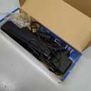 Aquarium Filter for 40-150 Gallon Tank, U-V Fish Tank Green Clean Machine Submersible Powerful Pump Canister Filter 400GPH for Pond Turtle Tank Saltwater Freshwater Crystal Clear Green Killing (Black)