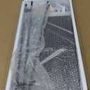 WOPITUES Floating Shelves for Wall with Cube Shelf, Wall Shelves with Metal Rail for Bathroom Decor, Bathroom Organizers and Storage, Over Toilet Shelves for Toilet Paper-Black (15.7 inch)