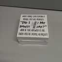 2 x Funny Office Desk Decor Sign, Sarcastic Office Decoration for Work Women Men, Funny Cubicle Decor, Motivational Gifts for HR Coworker Colleague Boss Receptionist, If The Answer Is No