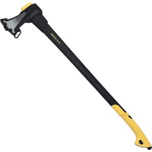 36" Chopping Axe Hatchet with Nylon Shock-Absorbing Handle, Camping Axe for Logs, Wood Axe