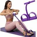 Resistance Bands with Handles, 6 Tube Pedal Exercise Bands for Home Workout, Adjustable Resistance Bands for Arms Legs & Core Training