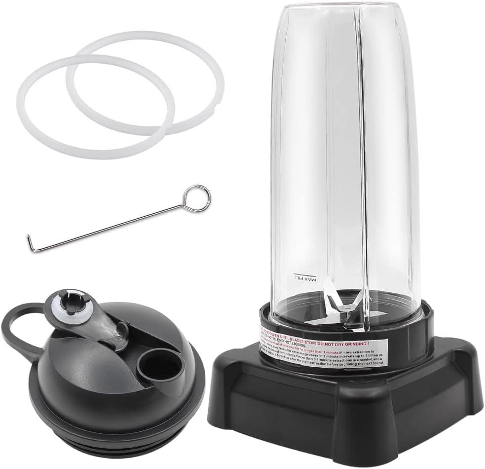 Anbige New Extractor Blade with 32oz cup and lid, Compatible with Ninja Blender BL660W/BL660/BL740/BL770/BL771/BL773CO/780
