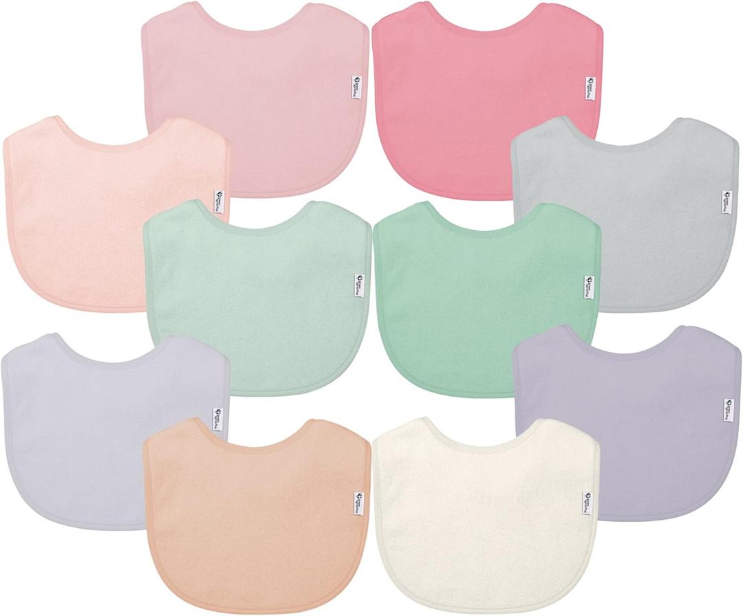 green sprouts Stay-dry Baby Bibs (Rose)