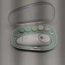 Momcozy Baby Nail File Electric, Gentle Baby Nail Trimmer Electric, Baby Nail Clipper with Night Light, 7 Grinding Head Replacement Pads, Green