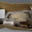 YOUBET 175PCS Ivory Scalloped Plastic Plates - Gold Disposable Dinnerware Set Include 50 Plates, 75 Gold Silverware, 25 Cups, 25 Napkins for Party & Wedding