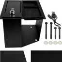 Upgraded Center Console Safe Gun Safe Box Set with Fingerprint Lock Compatible with 2014-2022 Toyota Tundra Replaces OE Number 00016-34174 93705001