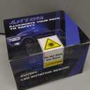 AnTom Magnetic Wireless Strobe Light, Waterproof Rechargeable Blue LED Beacon Lights for Trucks, Vehicle Emergency Flashing Warning, forklifts,Tractors,Golf Carts,Cars