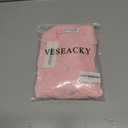Veseacky Kids Pajamas Sets 100% Cotton ButtonDown Short Sleeve 2 Piece Pajamas Set Boys Girls Pjs (Pink, 120)