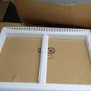 UPGRADED 240364701 Refrigerator Crisper Drawer Cover Frame Compatible with Frigidaire Crisper Drawer Replacement 242201802 Crisper Pan Cover Unit 240364723 242201801 Fridge Crisper Shelf Cover