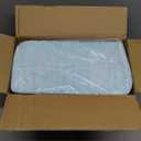 Amazon Basics Leak-Proof Dog and Puppy Potty Training Pee Pads with Quick-Dry 5-Layer Super Absorbent Design, Regular Size 22 x 22 inch, Blue & White, 100 Count