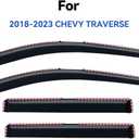 Window Visors Rain Guards for 2018-2023 Chevy Traverse | in-Channel Window Vent Wind Deflectors Visors Shades Protectors for 18 19 20 21 22 23 Chevrolet Traverse