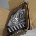 15 Pack Acrylic Sign Holder 4x6, Wedding Black Frame Table Number Holders Vertical, Clear Picture Frames Flyer Stands Tables Menu Holder, Double Photo Paper Display Holder for Party, Home, Office