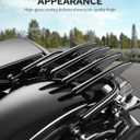 Benlari Stealth Luggage Rack，Motorcycle Luggage Rack Mount Compatible with Harley Davidson Street Glide Road Glide Road King Electra Glide Ultra Limited 2009-2025 (Gloss Black)