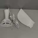 22.5" Plug in Ceiling Fan for Outdoor Gazebo Patio Canopy Tent, 13.2 Ft Long Cord with on/off Button