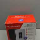 Frigidaire Portable 9-Can Mini Cooler Fridge, 5L, Brushed Stainless Rugged, Window, EFMIS189-SS, Clear Door, Glass