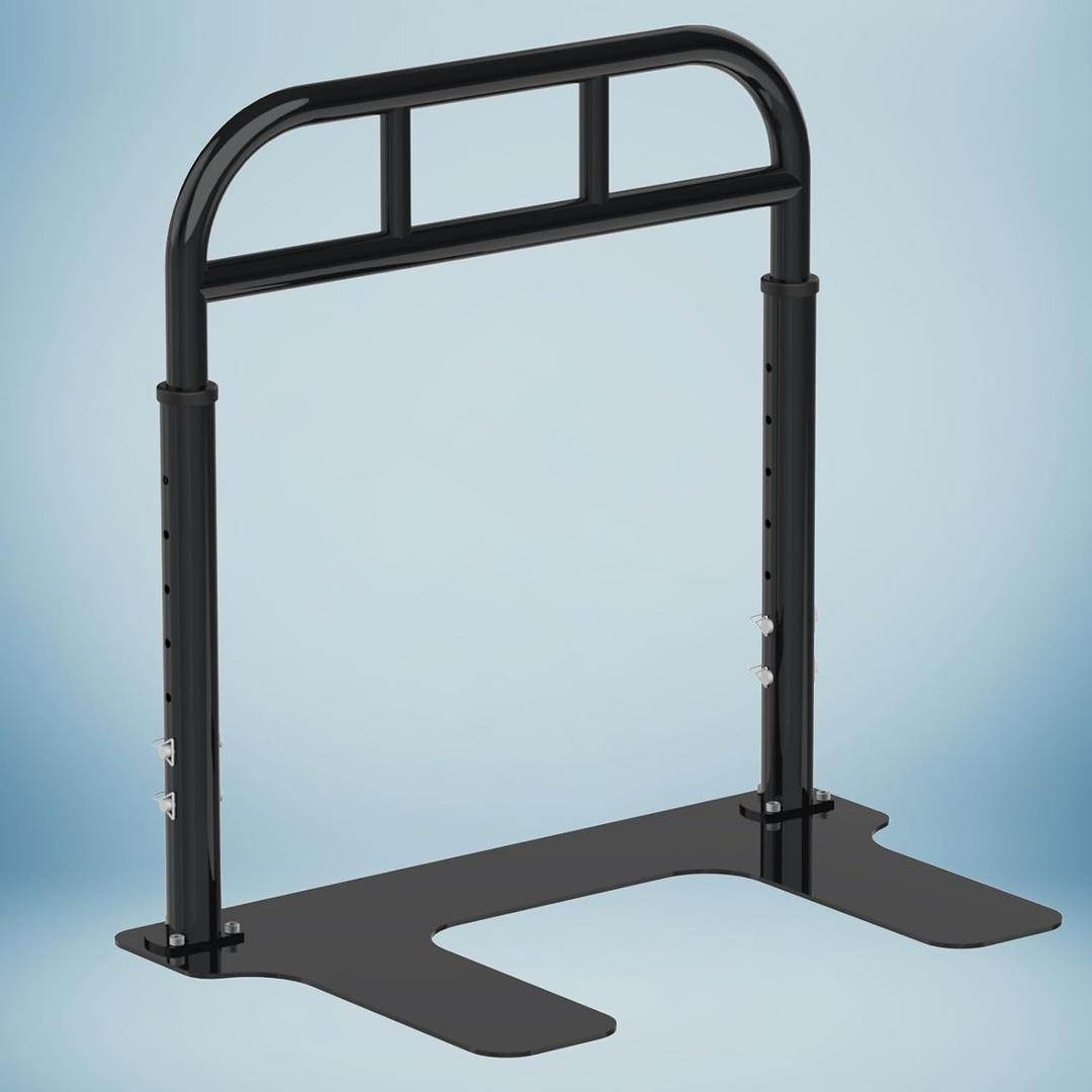 Bed Rail for Elderly Adults Safety, Heavy Duty Bed Rail with 6 Adjutsable Heights, Bed Assist Rail for Seniors, Twin, Queen, King Size Bed (400 LBS Loading, Black) Bed Rail for Elderly Adults Safety, Heavy Duty Bed Rail with 6 Adjutsable Heights, Bed Assist Rail for Seniors, Twin, Queen, King Size Bed (400 LBS Loading, Black)