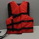 ONYX General Purpose Coast Guard Approved Boating Life Jacket (Universal, Red)