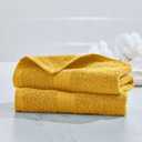 BrylaneHome BH Studio 2 Piece Hand Towel Set - Gold (One Size)