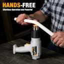 Heat Gun - BATAVIA Dual Protection Fuses 1800W Heavy Duty Fast Heat Hot Air Gun with 752&1112 Dual-Temperature Settings and 4 Nozzles with Overheat Protection for Crafts, Vinyl Wrap, Shrink Tubing