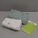 2-Pack Mini Crib Sheets Fitted - 38x26 Pack N Play Sheets for Pack and Play Mattress, Organic Cotton, Soft & Breathable Playard Bedding, Neutral Mini Toddler Bed Cover for Boys, Girls (Herb)