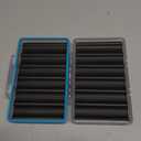 JJC 18650 Battery Case, Shockproof & Water-resistant Battery Storage Holder for 6 x 18650 Battery, PC Shell Easy to Carry