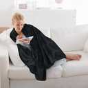 Utopia Bedding Black 300GSM Fleece Blanket (Throw Size - 50x60 Inch) Luxury Soft Bed Blanket (Bulk Pack of 16)