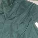 OVZME Hunter Green Sheer Curtains 84 Inches Long 2 Panels - Soft Light Filtering Christmas Sheer Panels for Living Room/Bedroom, Top Dual Rod Pocket, 1 Pair, Each 42Wx84L