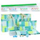Majolicia American Mahjong Set: 160 Green Tiles, 4 Clear Racks with Pushers, Mahjong Bag and Accessories, Mahjong Tile Set for Beginners (Mah-Jongg)