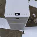 SereneLife Portable Conditioner, 8000 BTU 3-in-1 Compact Standing Air Conditioner for Rooms Up to 300 Sq. Ft., Energy Efficient Floor AC Unit with Remote Control, Universal Casters, Window Mount Kit