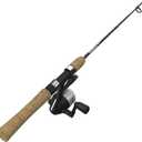 Zebco 33 Cork Reel and Fishing Rod Combo, Graphite Rod with Cork Handle, QuickSet Anti-Reverse Fishing Reel with Bite Alert, 10