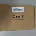 Goo-Ki 6 Pack Champagne Bronze Cup Pulls for Cabinet Kitchen Zinc Alloy Hardware,3 Inch Hole Center Channing Bin Cup Drawer Pull Handles