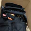 Dead On Tools - 1680 Denier Poly Carpenters Tool Belt with Suspenders (HDP400945) , Black