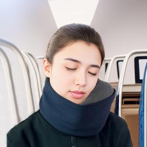 Neck Pillow for Airplane Travel,Travel Neck Pillows for Airplanes,Airplane Neck Pillow for Long Flights,Sleeper Hold Pillow Travel,Airplane Eye Mask Head Holder,Best Flying Neck Pillow (Navy)