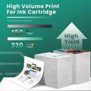 GREENBOX 63 Ink Cartridges Combo Pack Replacement for HP 63 63 Ink Cartridge Black and Color for Envy 4512 4520 Officejet 3830 4650 5255 Deskjet 1112 3634 3632 3639 Printer Ink 63, 2 Pack 63 Ink