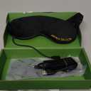 Aroma Season Heated Eye Mask, Warm Eye Compress for Dry Eyes MGD Stye Blephartitis Sinus Migraine, Graphene Heating Element with Natural Lavender Pack (Black)